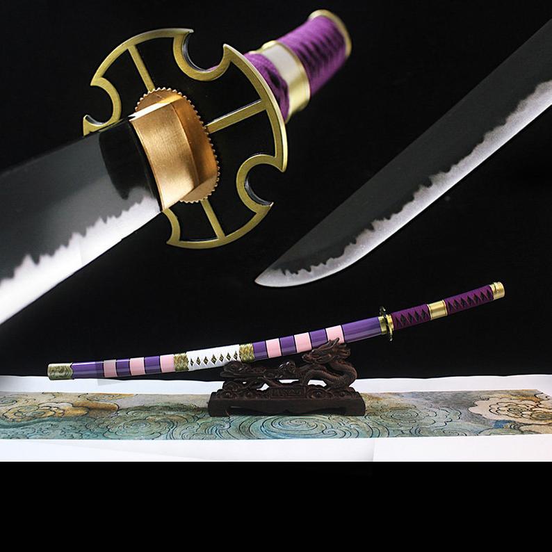 One Piece Handmade Katana Roronoa Zoro Katana Samurai Real Sword