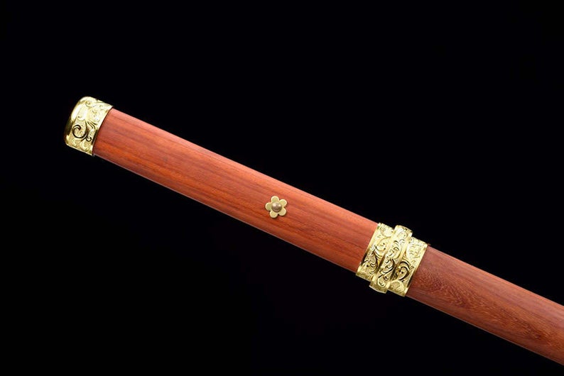 Handmade Japanese Wooden katana Samurai Swords High Quality Redwood Blade Training Sword