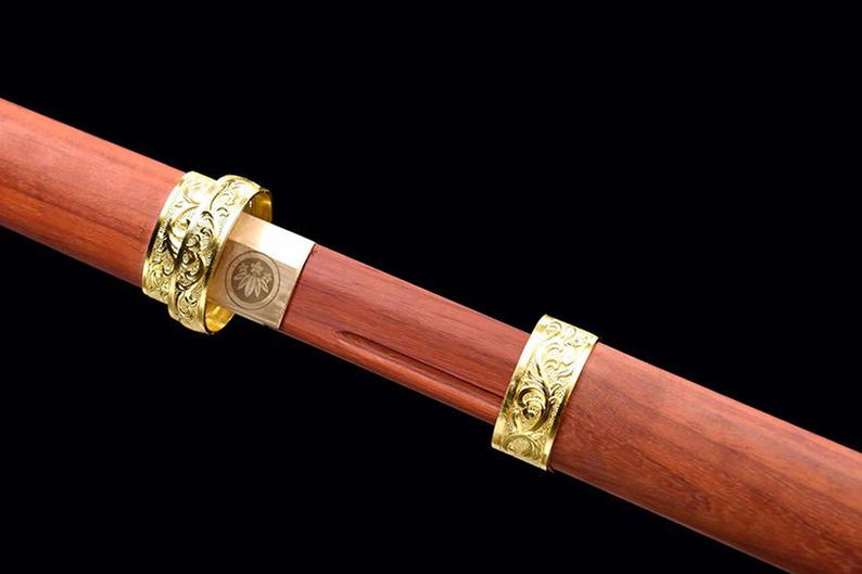 Handmade Japanese Wooden katana Samurai Swords High Quality Redwood Blade Training Sword