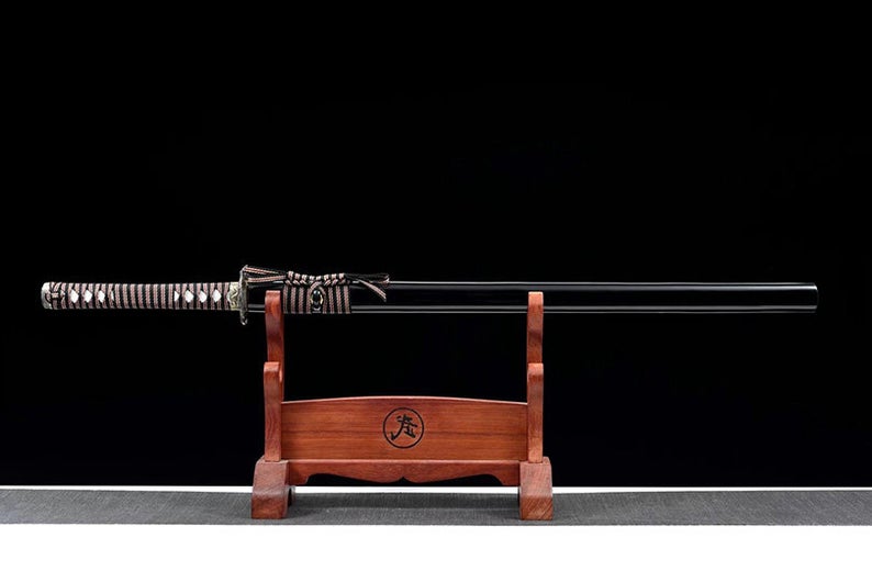 Épées de samouraï katana en bois japonais faites à la main épée d'entraînement de lame en palissandre Ninjato de haute qualité