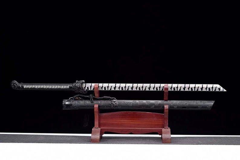 Handmade Chinese Swords Tang Dynasty Swords High Quality Real Sword High manganese steel Dao Full Tang