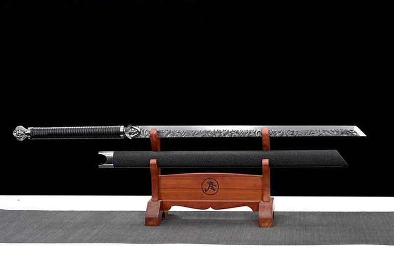 Handmade Japanese Ninjato Ninja katana Samurai Swords High Quality Sword Full Tang High manganese steel Magic Dragon