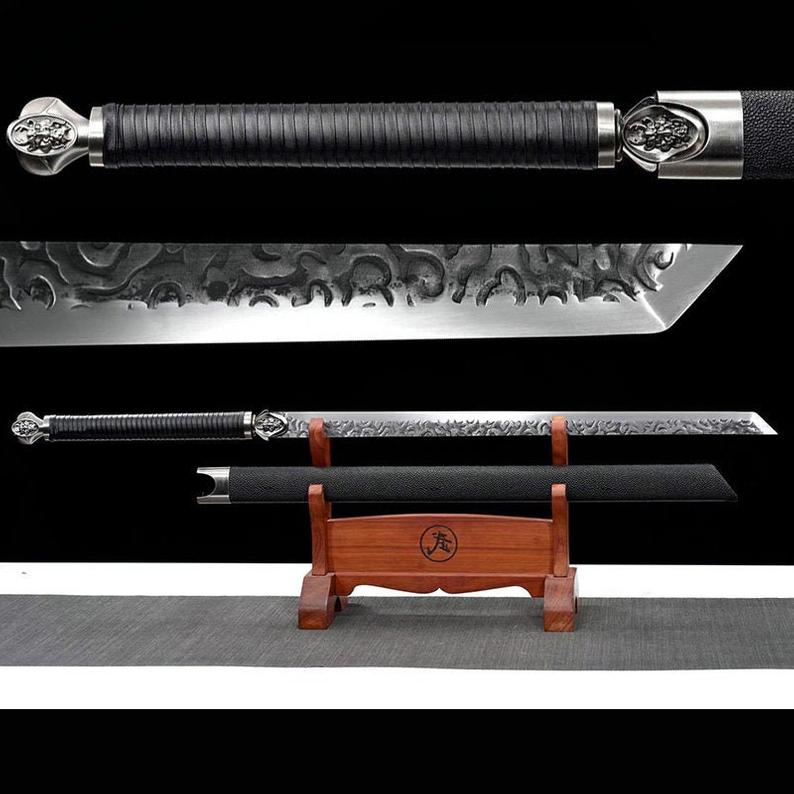 Handmade Japanese Ninjato Ninja katana Samurai Swords High Quality Sword Full Tang High manganese steel Magic Dragon
