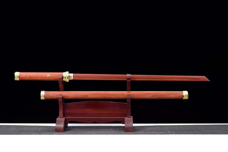 Handmade Japanese Wooden katana Samurai Swords High Quality Redwood Blade Training Sword