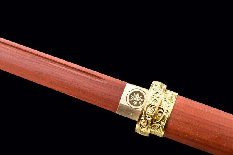 Handmade Japanese Wooden katana Samurai Swords High Quality Redwood Blade Training Sword