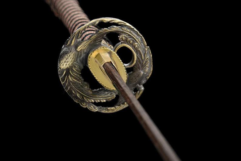 Épées de samouraï katana en bois japonais faites à la main épée d'entraînement de lame en palissandre Ninjato de haute qualité