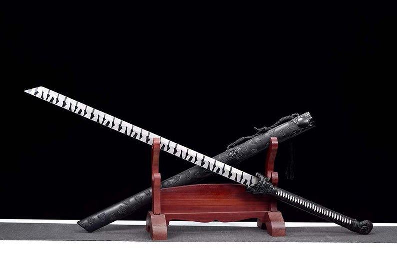 Handmade Chinese Swords Tang Dynasty Swords High Quality Real Sword High manganese steel Dao Full Tang