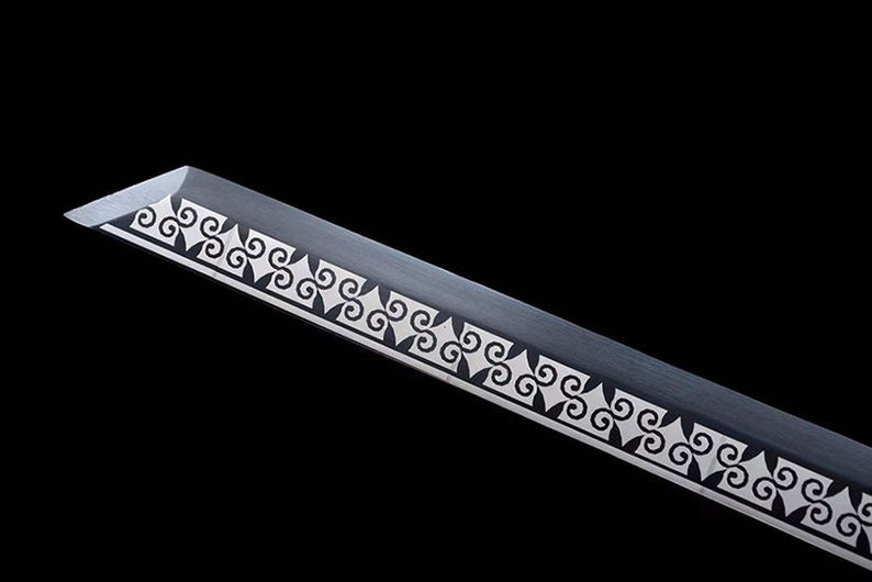 Handmade Chinese Swords Tang Dynasty Swords High Quality Real Sword High manganese steel Dao Full Tang Dragon