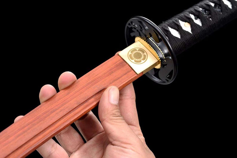 Handmade Japanese Wooden katana Samurai Swords High Quality Redwood Blade Training Sword