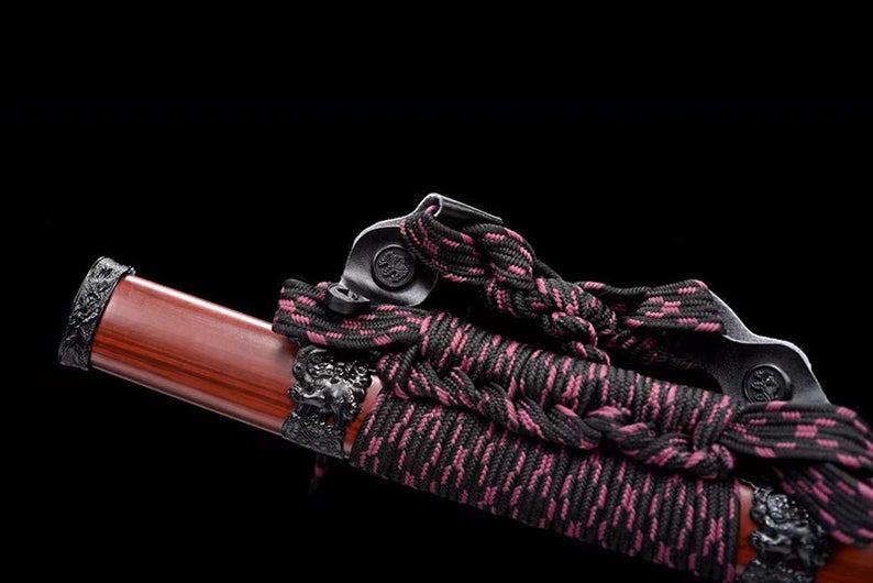 Épées de samouraï katana en bois japonais faites à la main Tachi épée d'entraînement de lame en palissandre de haute qualité