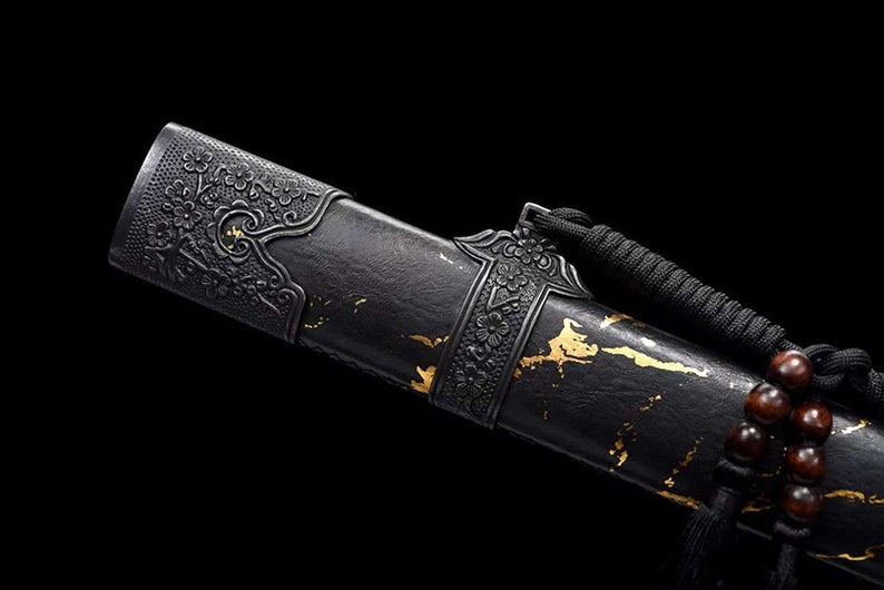 Handmade Chinese Swords Tang Dynasty Swords High Quality Real Sword High manganese steel Dao Full Tang Blue Blade