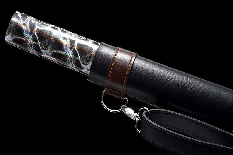 Handmade Chinese Swords Tang Dynasty Swords High Quality Real Sword High manganese steel Dao Full Tang Gold Blade Wolf Soul