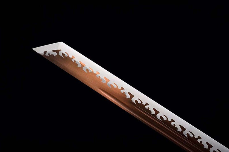 Handmade Chinese Swords Tang Dynasty Swords High Quality Real Sword High manganese steel Dao Full Tang Gold Blade Wolf Soul