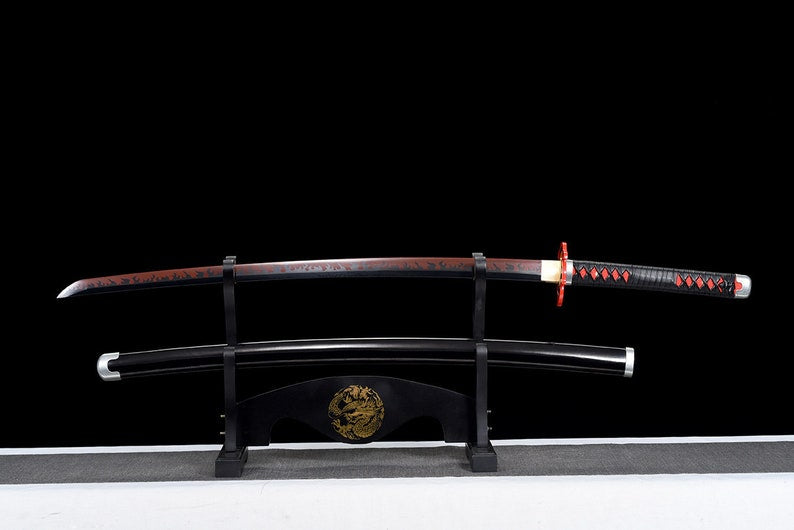 鬼滅の刃 Demon Slayer Tanjirou Katana 炭治郎 1060 Steel