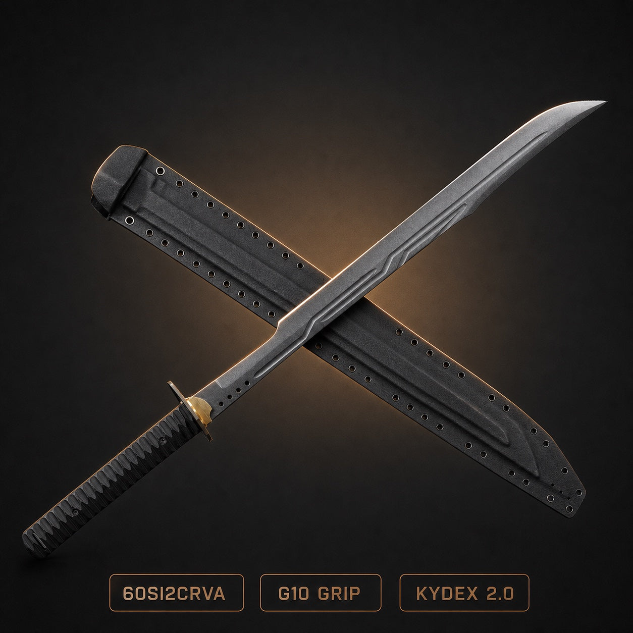 Titanium Ronin tactical katana for sharpened versus unsharpened sword guide