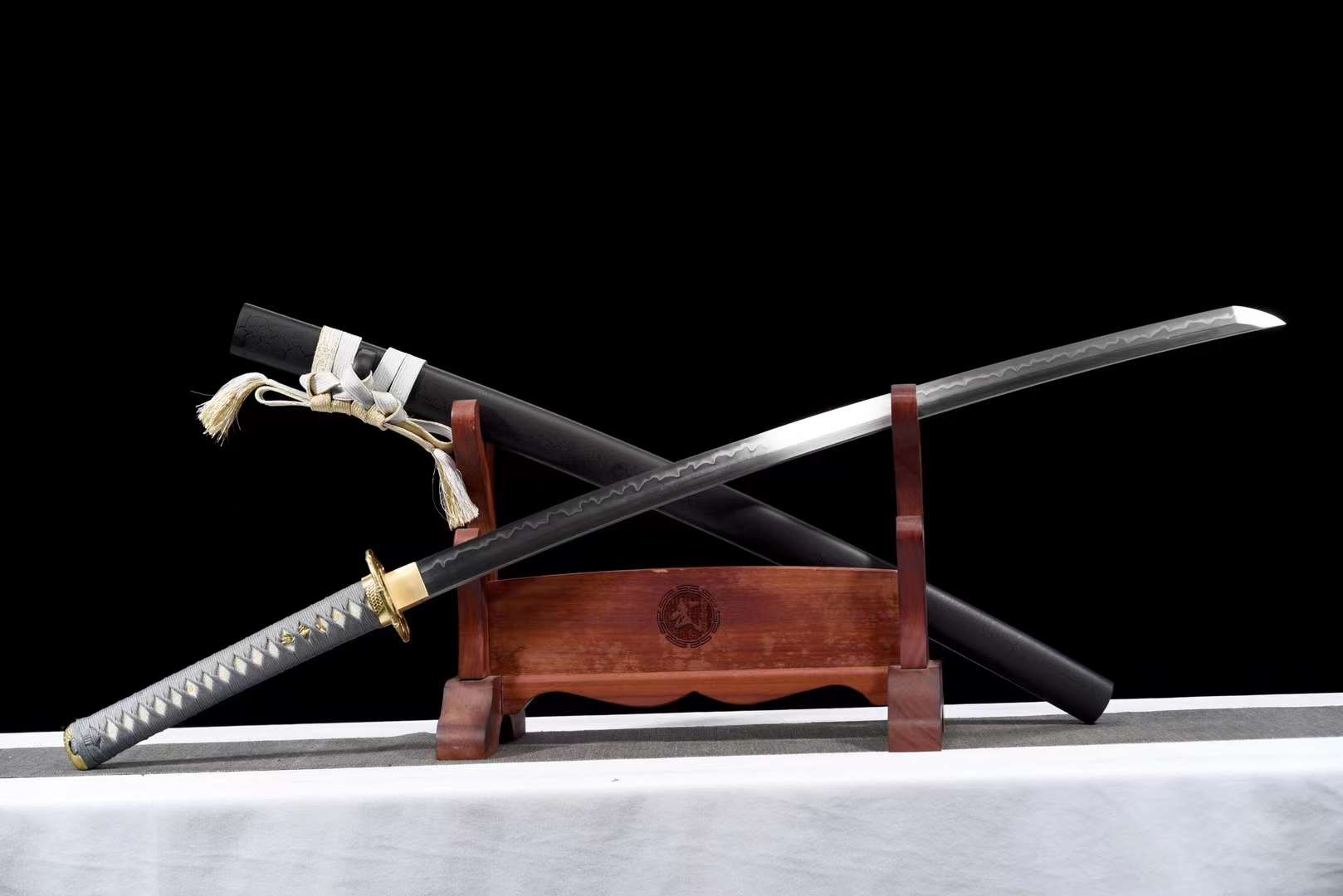 Épée de samouraï Katana faite à la main, véritables épées japonaises 天目影