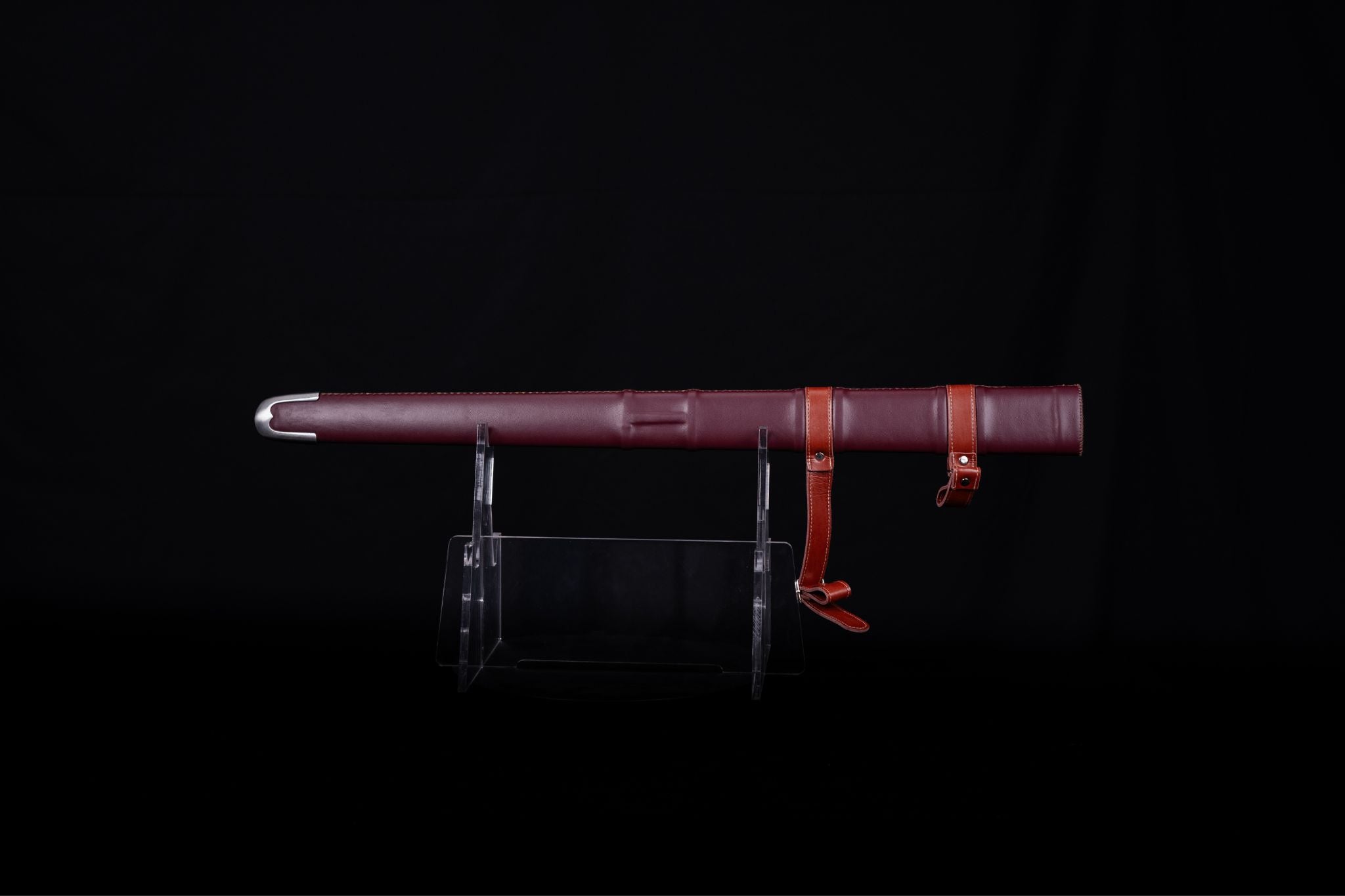 Crimson Valor Spring Steel Viking Sword – detail 2
