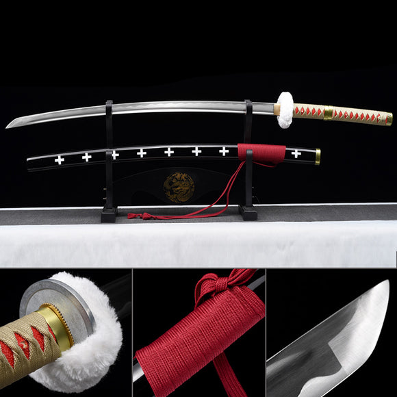Trafalgar Law ONE piece Handmade Japanese Katana Samurai Swords Real Anime Sword  Sharpened