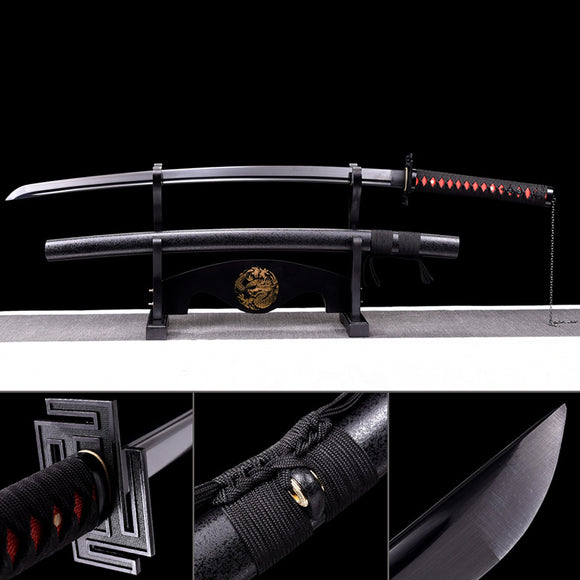 Bleach Handmade Katana Samurai swords  Real Anime Sword Full Tang Sharpened 死神