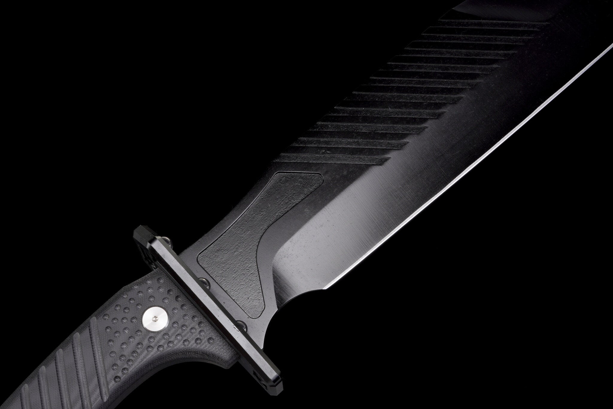 Black Leviathan 80CrV2 High Carbon Steel Tactical Sword – detail 8