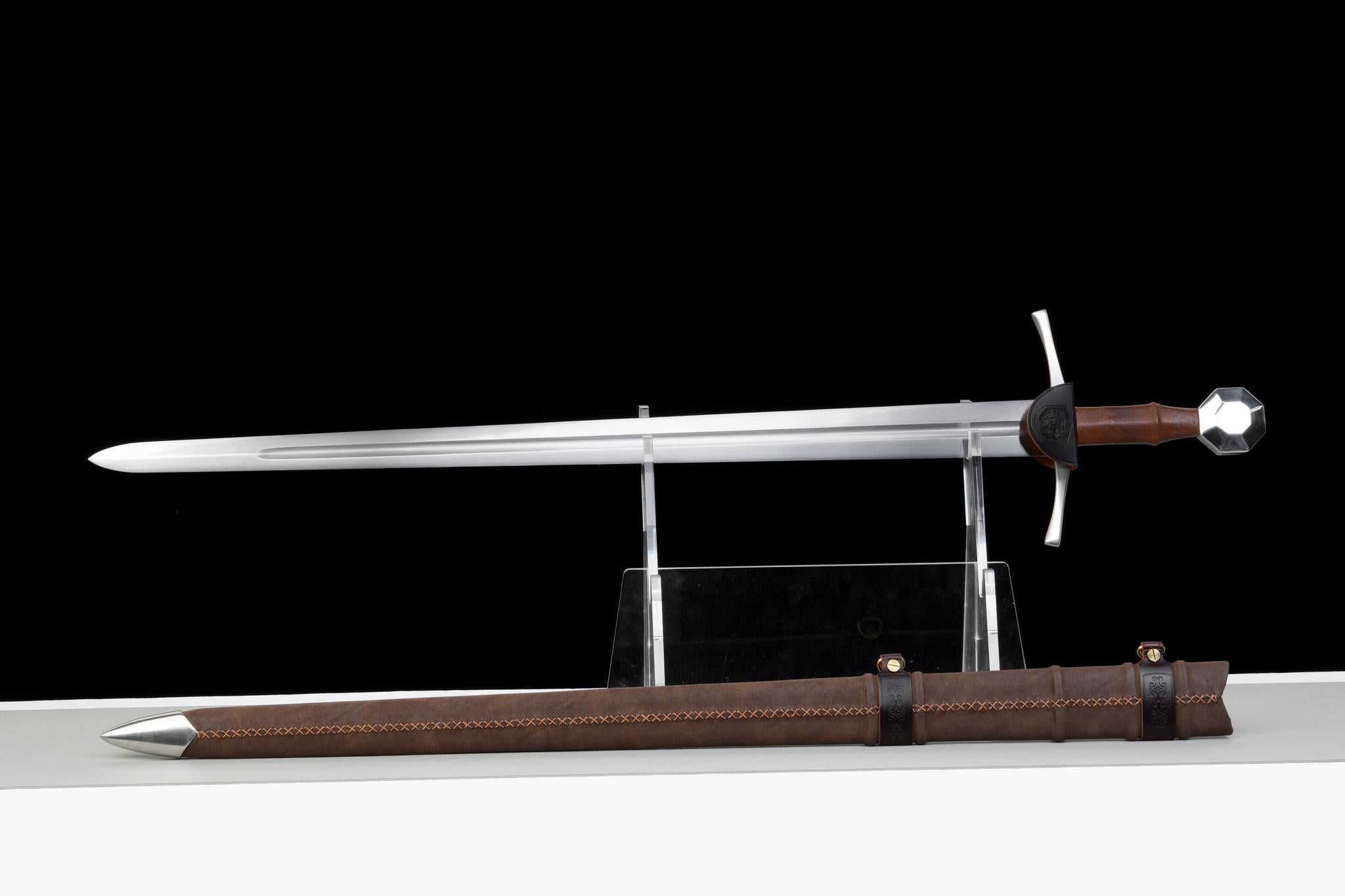 Lionheart Longsword – 65 Manganese Steel – 41.34 in – medieval sword