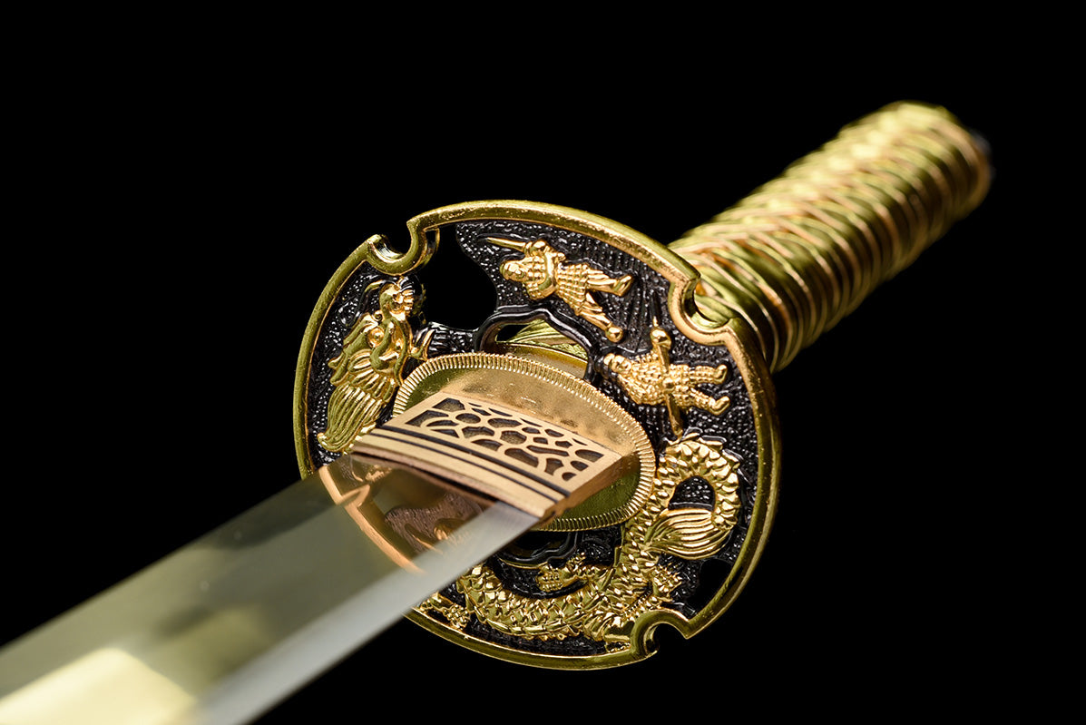 黄金のドラゴン Golden Dragon Katana Sword