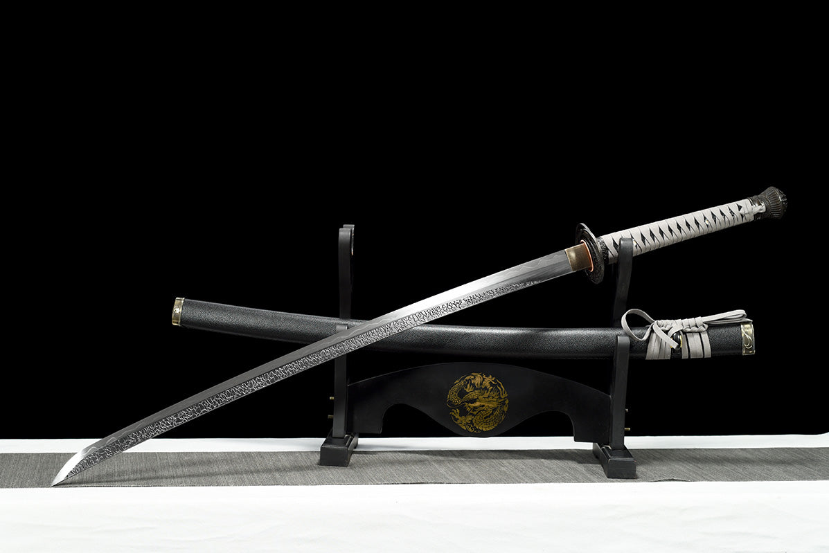 Elden Ring Moonveil Katana Épée de samouraï japonais faite à la main en acier T10 avec hamon