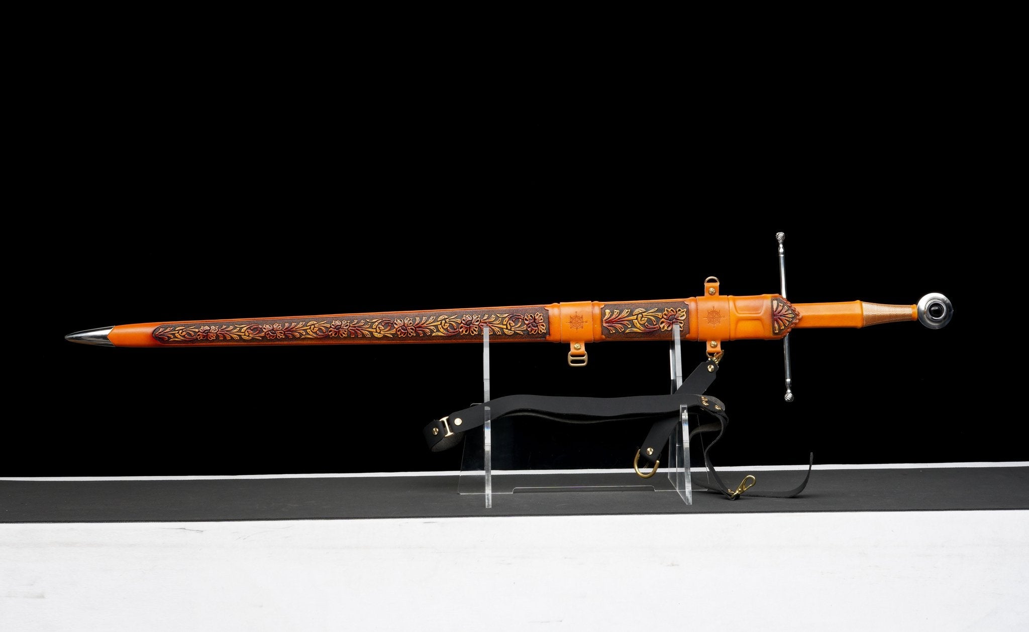 Aurantia Longsword – 60Si2Mn Spring Steel – detail 2