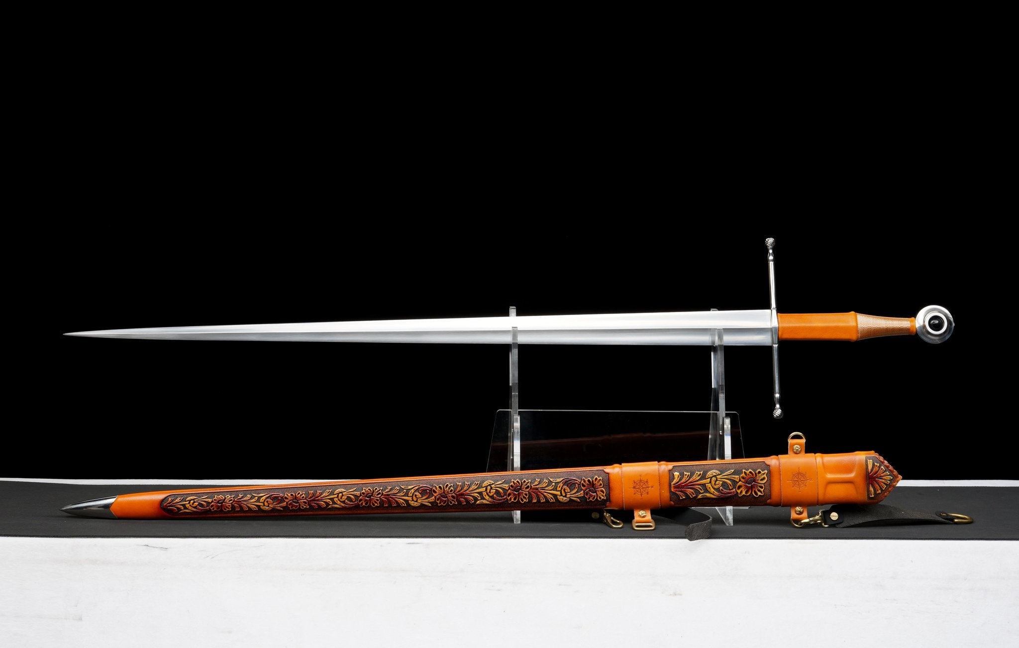 Aurantia Longsword – 60Si2Mn Spring Steel – medieval sword