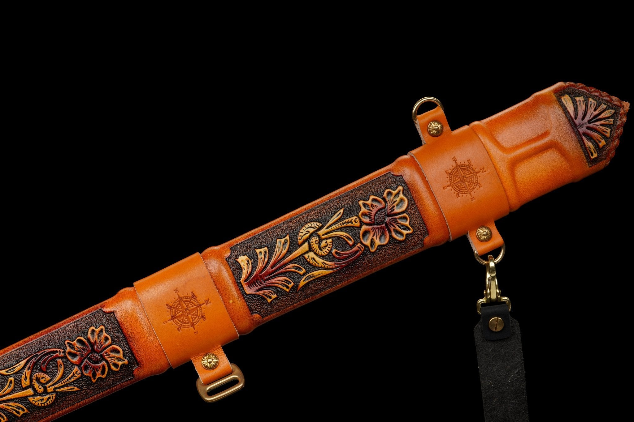 Aurantia Longsword – 60Si2Mn Spring Steel – detail 6