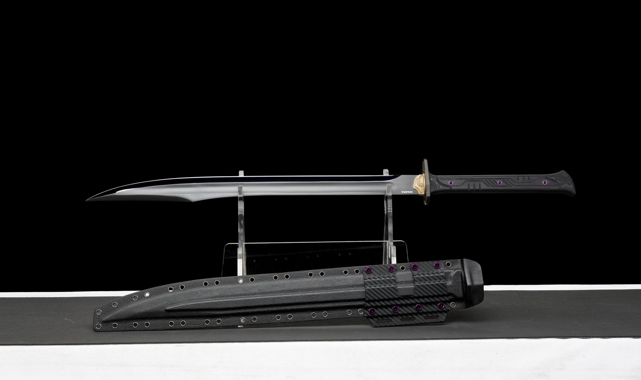 Midnight Tactical Gladius — DLC Elite – 80CrV2 Steel Tactical Sword – detail 3