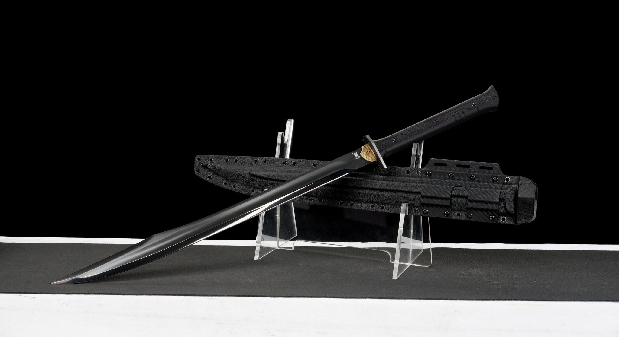 Midnight Tactical Gladius — DLC Elite – 80CrV2 Steel Tactical Sword – detail 4