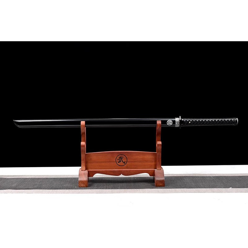 Épées de samouraï Katana faites à la main, véritable épée d'anime pleine soie aiguisée sept assassins