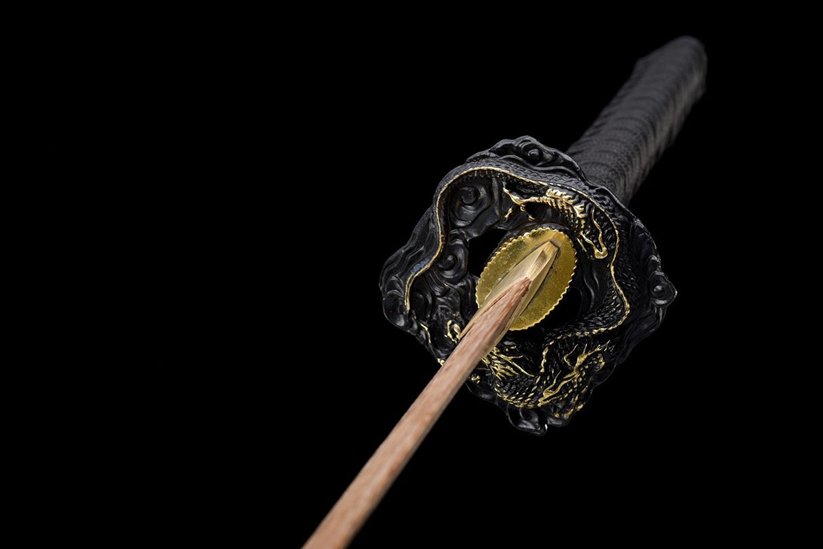 Épées japonaises faites à la main, pratique du samouraï Katana, épée en bois, fourreau blanc