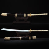 Handmade Chinese Qing Dynasty King Of Kang Xi Swords With Wooden Scabbard