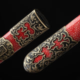 Handgefertigte echte chinesische Qianlong-Königsschwerter aus der Qing-Dynastie aus Kohlenstoffstahl