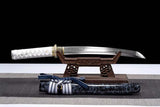 Handgefertigte japanische Katana-Samurai-Schwerter, echtes Tanto-Schwert, T10-Kohlenstoffstahl, brennende Klinge, geschärft, personalisiertes Geschenk 