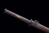 Handmade Chinese Swords Tang Dynasty Swords High Quality Real Sword High manganese steel Dao Full Tang Dragon