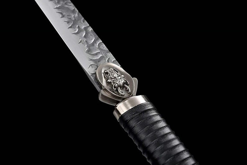 Épées de samouraï japonais Ninjato Ninja katana faites à la main, épée de haute qualité, Dragon magique en acier à haute teneur en manganèse 