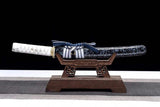 Handmade Japanese Katana Samurai Swords Real Tanto Sword T10 Carbon Steel Burning Blade Sharpened Personalized Gift