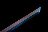 Handgefertigte chinesische Schwerter aus der Tang-Dynastie, hochwertiges echtes Schwert, hoher Manganstahl, Dao Full Tang, blaue Klinge, geschärfter Wolf 