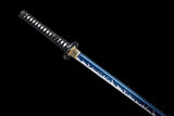 Handmade Japanese Ninjato Ninja katana Samurai Swords High Quality Sword Full Tang Blue Blade