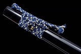 Handgefertigte japanische Ninjato-Ninja-Katana-Samurai-Schwerter, hochwertiges Schwert mit voller Tang-blauer Klinge 