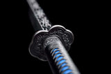 Handgefertigte chinesische Schwerter aus der Tang-Dynastie. Hochwertiges echtes Schwert. Dao Full Tang Blue Blade mit hohem Manganstahl 