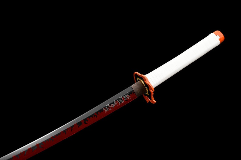 Rengoku Katana Rengoku Katana Samurai Sword Véritables épées d'anime aiguisées 